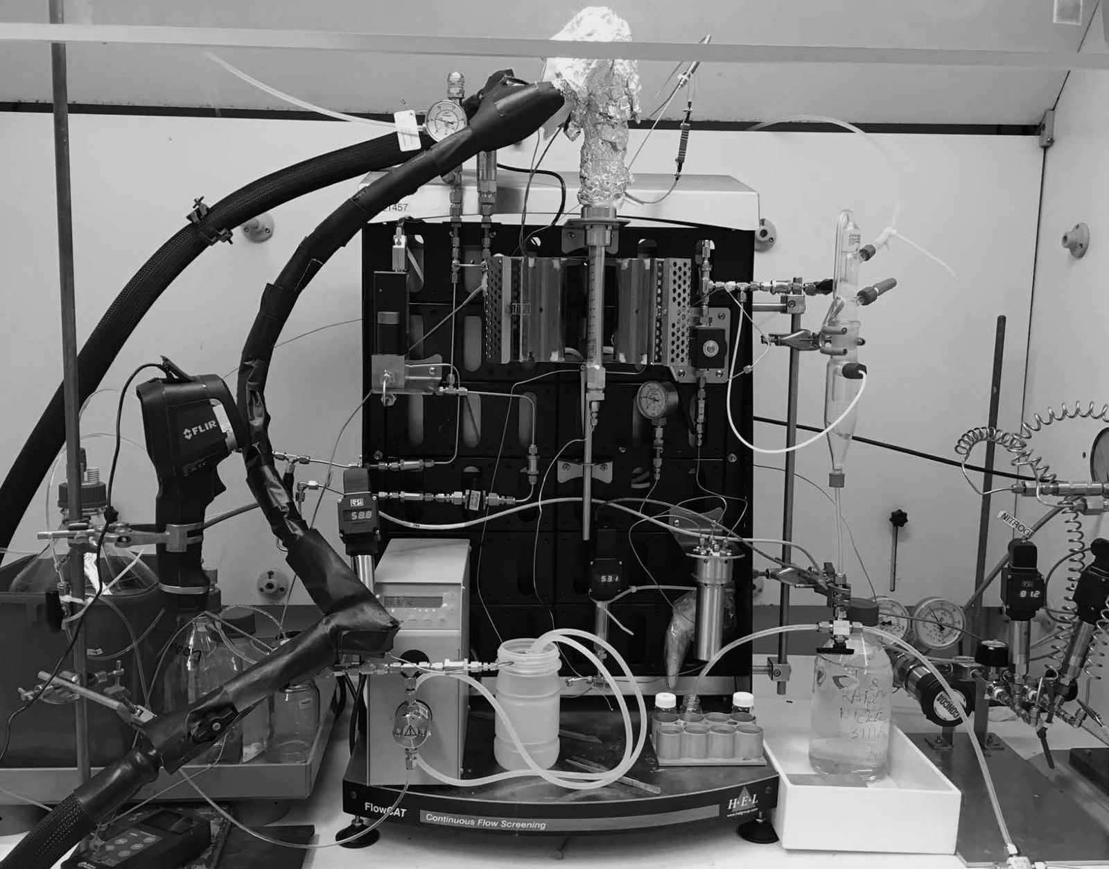 Investigating a Sponge Metal Catalysts in a Trickle Bed Reactor for Continuous Hydrogenation Inflow