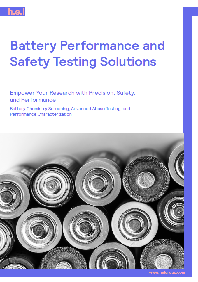 Battery Performance and Safety Testing Brochure