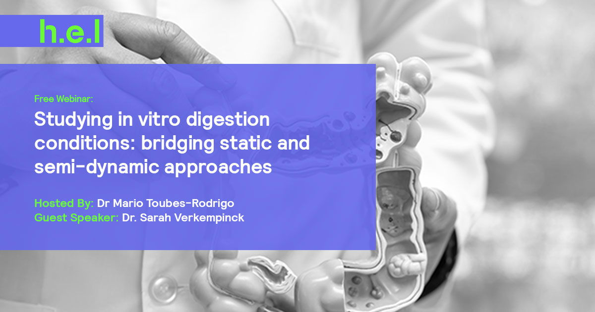 Studying In Vitro Digestion webinar graphic