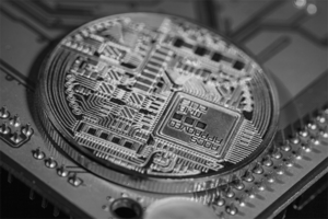 Computer Chip on a wafer