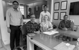 Signing Research Agreement in Mumbai