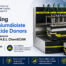 Promotional webinar graphic for H.E.L and the University of North Carolina at Chapel Hill, showing the H.E.L ChemSCAN system beside the title “Optimising N-Diazeniumdiolate Nitric Oxide Donors Using Parallel Pressure Chemistry with H.E.L ChemSCAN,” with event details for June 23rd 2026 at 2pm UTC.
