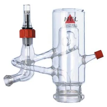 Reflux and distillation glassware head