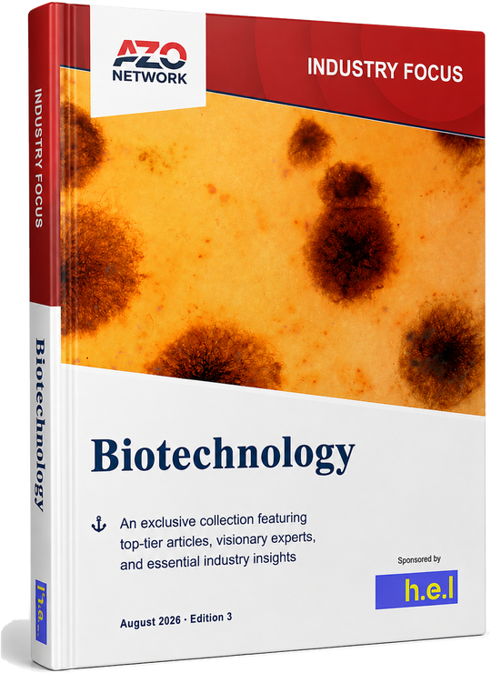 Cover of the AZoNetwork Industry Focus: Biotechnology eBook, August 2026
