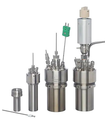 H.E.L ChemSCAN high-pressure reactor vessels in a range of sizes