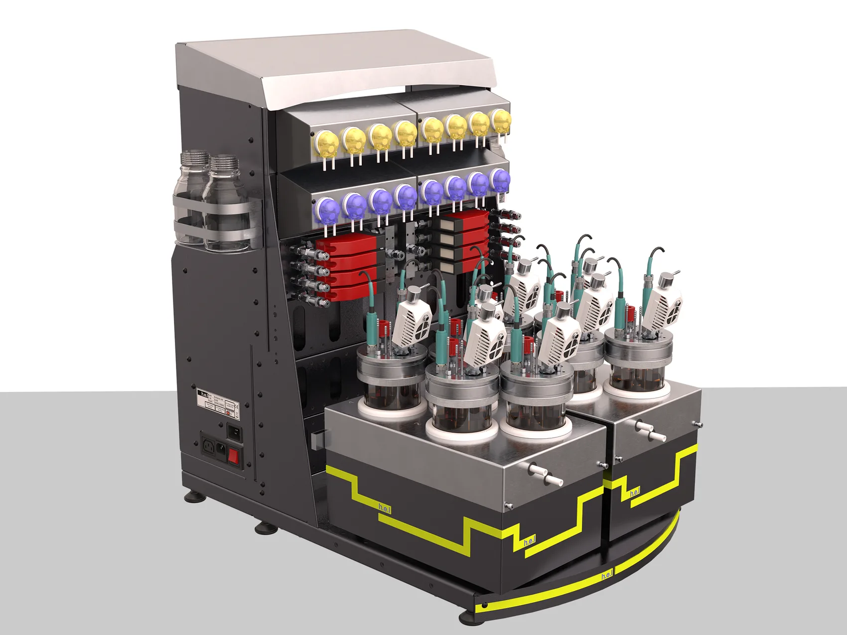 BioXplorer 400XL — 8 parallel bioreactors, up to 400 ml