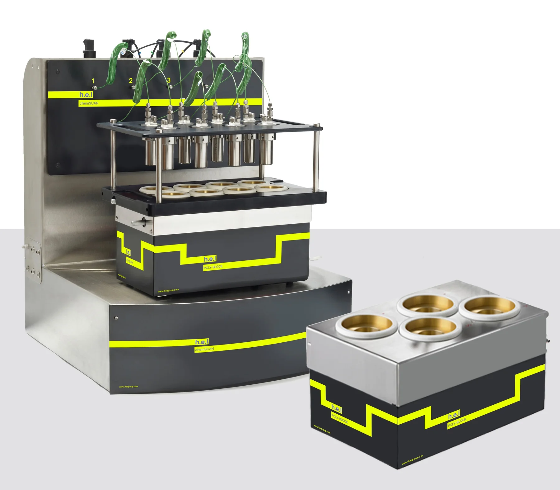 ChemSCAN 4-zone unit with reactor block