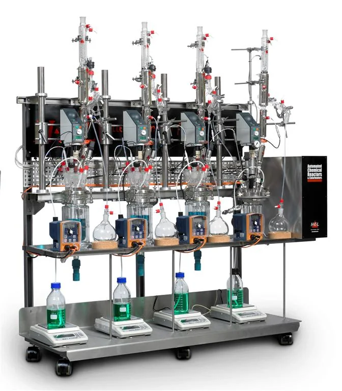 Dedicated larger-scale parallel crystallisation system