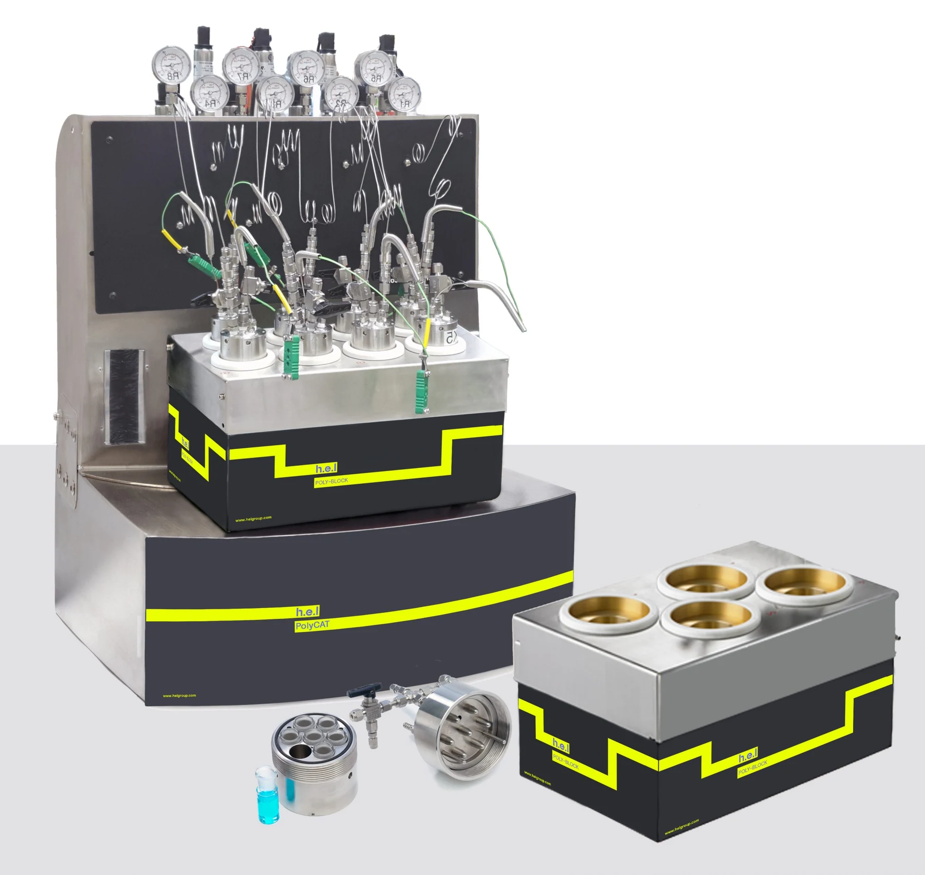 ChemSCAN SA — the semi-automatic PolyCAT parallel pressure reactor with 4-vessel block